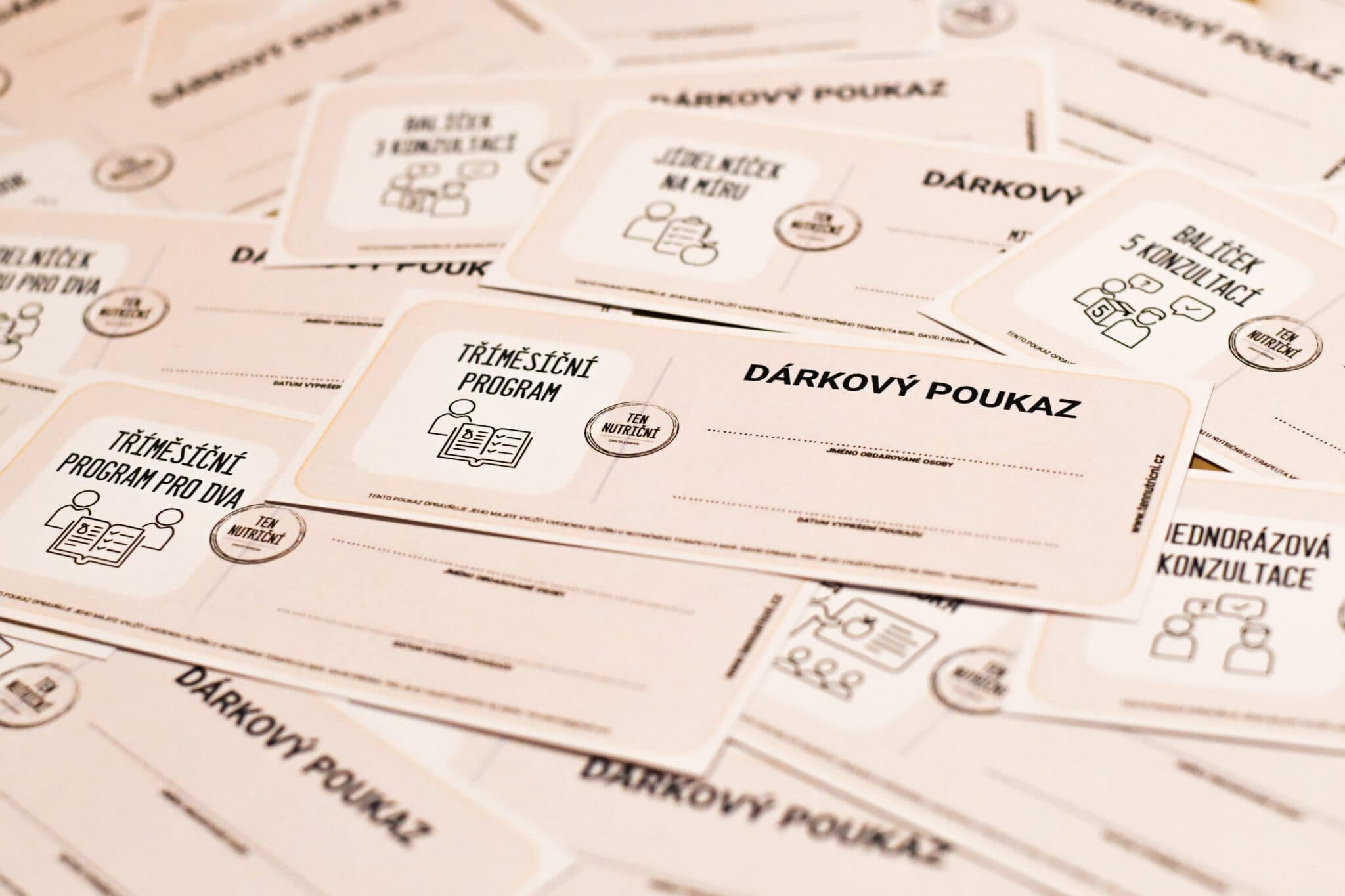 Poukazy na nutriční služby jako originální dárek